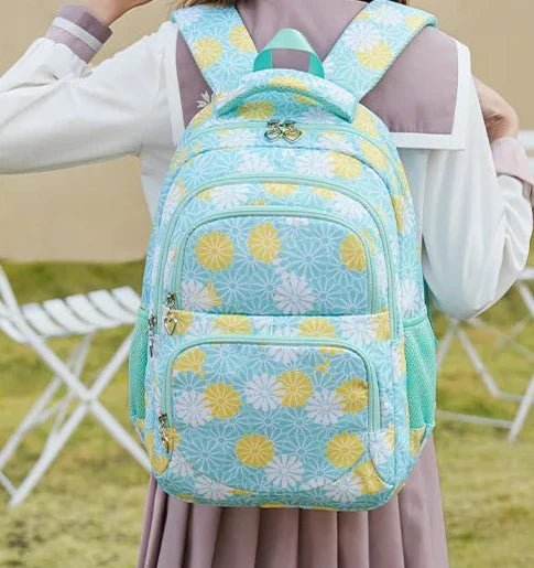 Floral School Bag