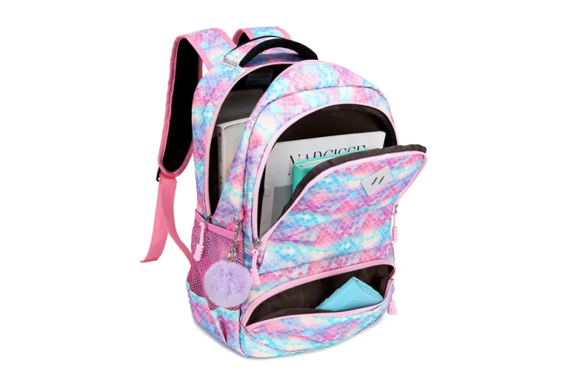 Rainbow Glitter 2 Piece School Bag Set