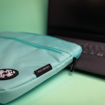 Aqua Green Mint Blue Laptop Sleeve