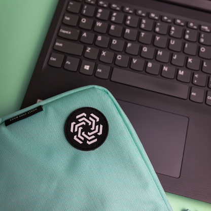 Aqua Green Mint Blue Laptop Sleeve