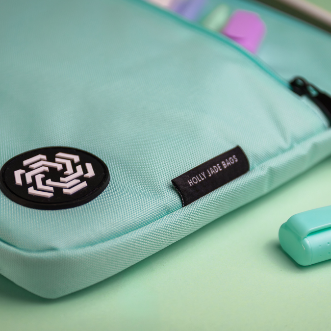 Aqua Green Mint Blue Laptop Sleeve