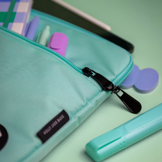 Aqua Green Mint Blue Laptop Sleeve