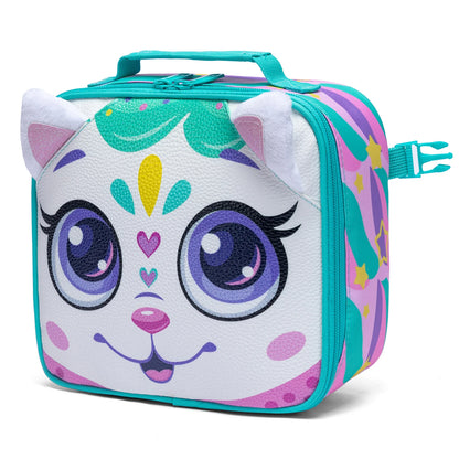 Cat Animal Face Insulated Lunch Bag