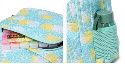 Floral High Quality Large School Bag