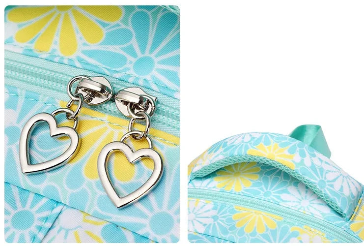 Floral High Quality School Bag