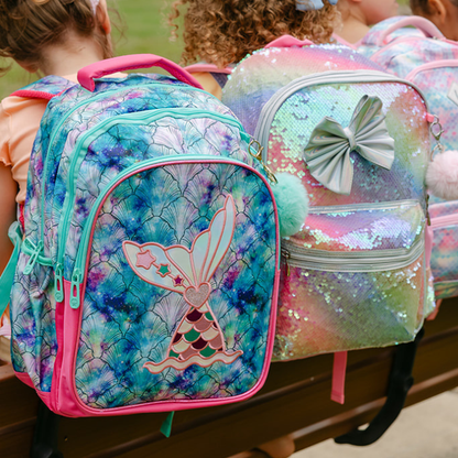 Mermaid Scale School Bag Set
