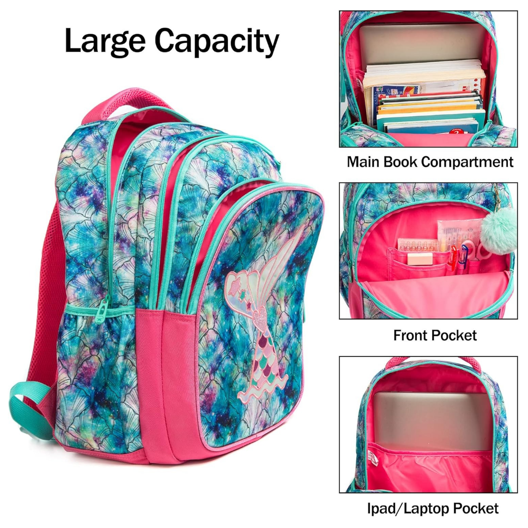 Mermaid Scale School Bag 