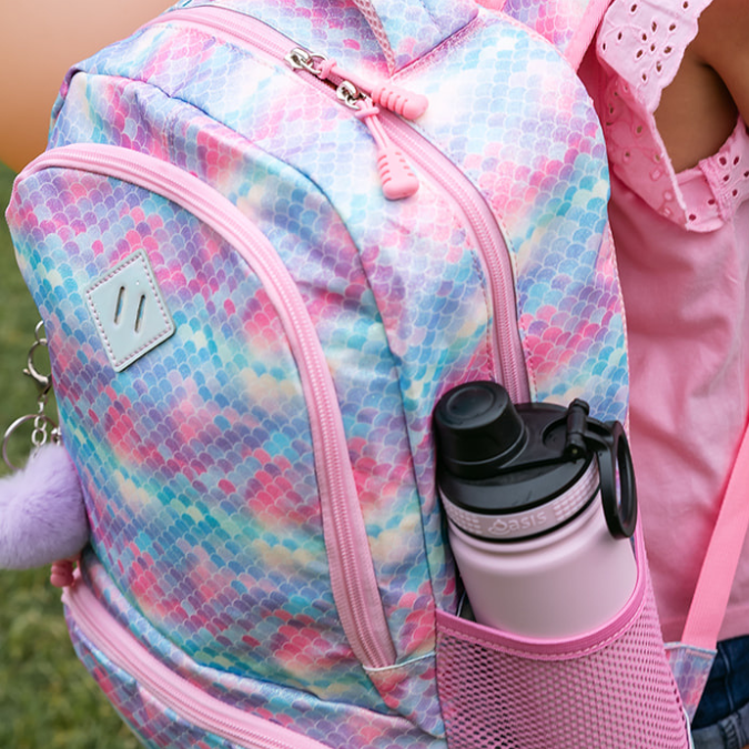 Pink School Bag Set