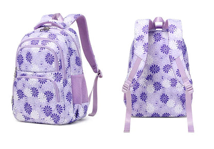 Purple Floral School 