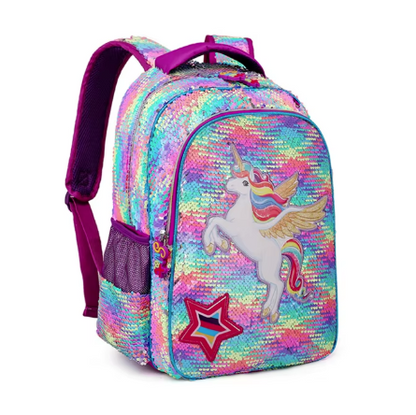 Sequin Unicorn Rainbow School Set