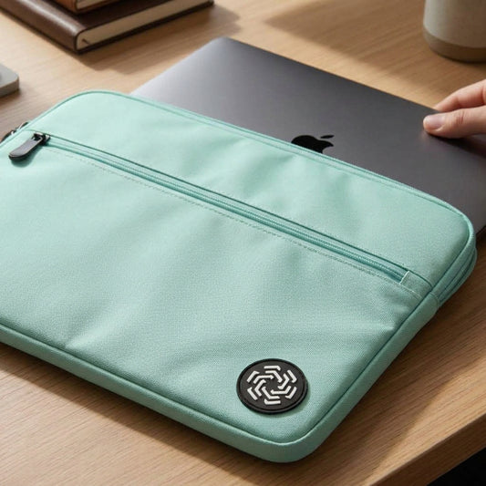 Aqua Green Laptop Sleeve – 13–14 Inch